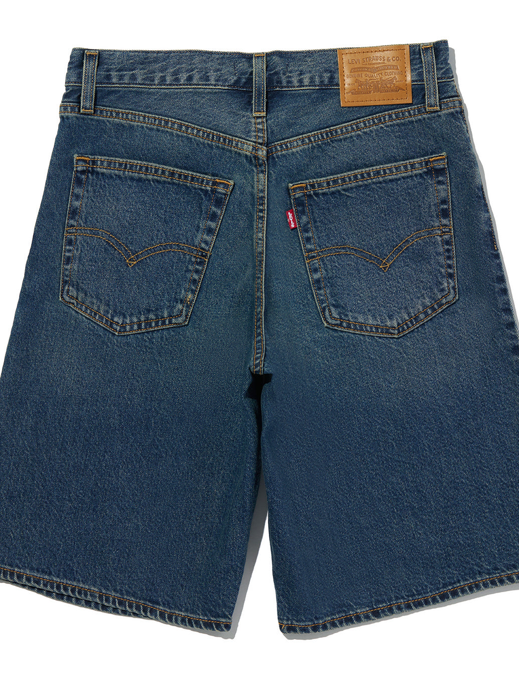 BAGGY DAD ジーンズ ショート ダークインディゴ