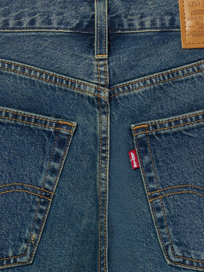 BAGGY DAD ジーンズ ショート ダークインディゴ