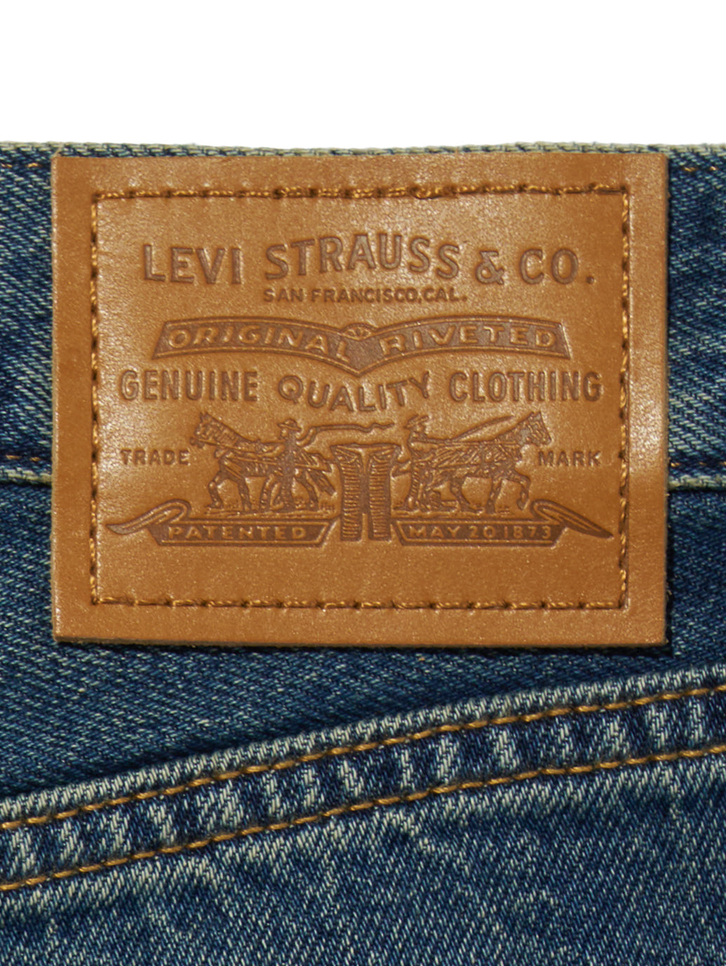 BAGGY DAD ジーンズ ショート ダークインディゴ