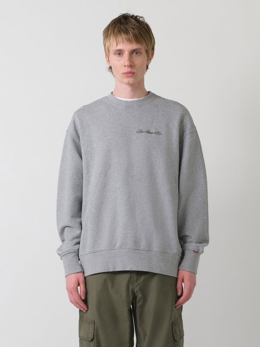 グラフィック クルーネックスウェットシャツ