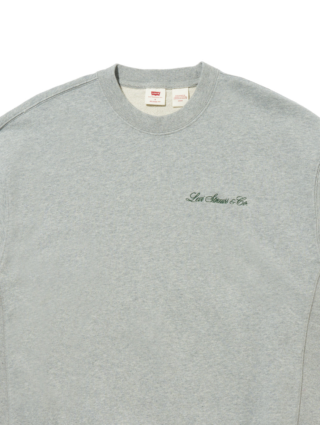 グラフィック クルーネックスウェットシャツ