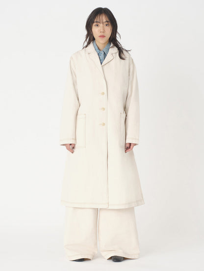 サープラス トレンチコート ホワイト SOFT ECRU MADE OF JAPAN