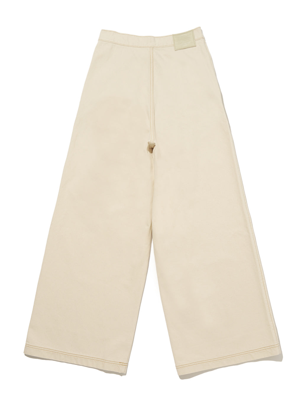 PLEATED トラウザー ホワイト SOFT ECRU MADE OF JAPAN