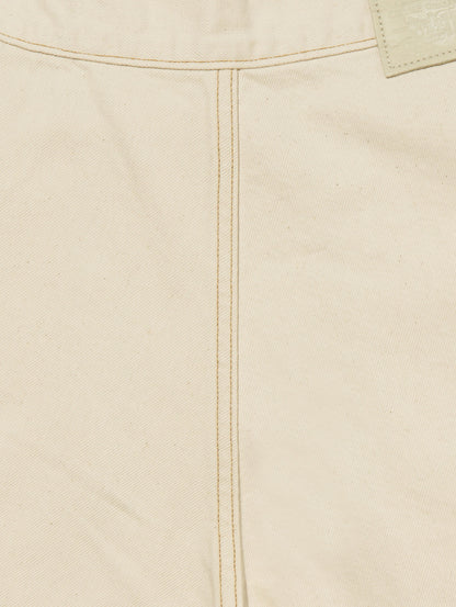 PLEATED トラウザー ホワイト SOFT ECRU MADE OF JAPAN