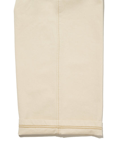 PLEATED トラウザー ホワイト SOFT ECRU MADE OF JAPAN