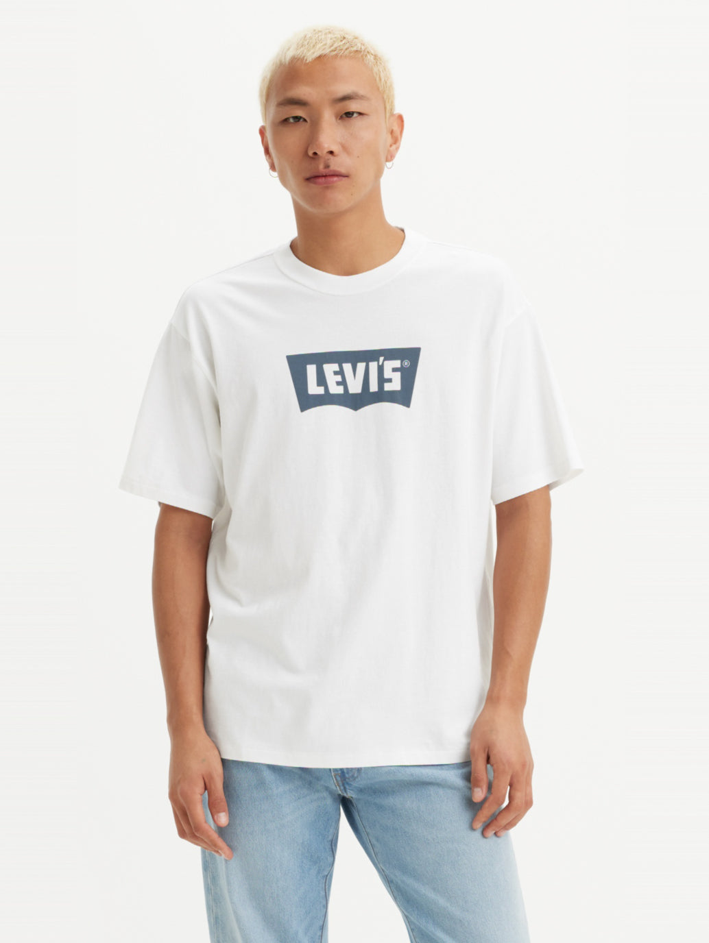 ヴィンテージ バットウィング グラフィック Tシャツ ホワイト NDIGO BW