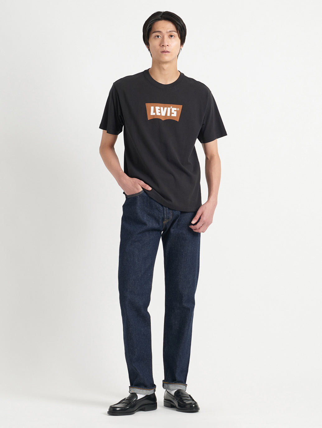 ヴィンテージ バットウィング グラフィックTシャツ ブラック PECAN BAT