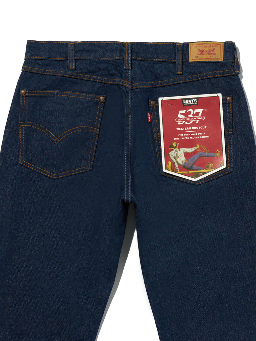 537™ ウエスタン ブーツカット リンス