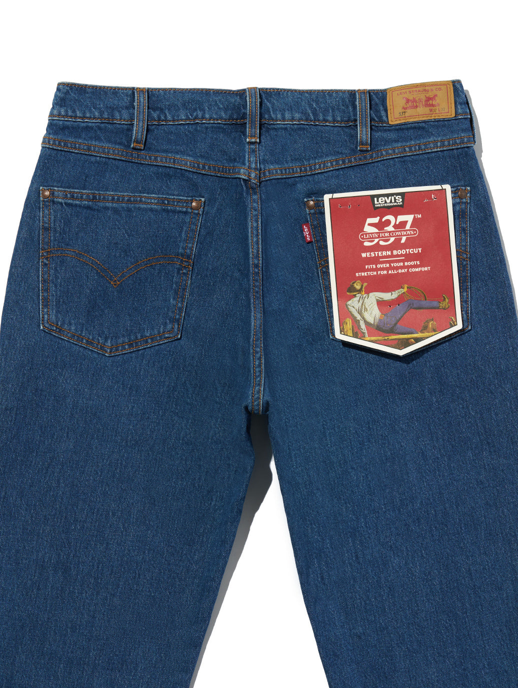537™ ウエスタン ブーツカット ミディアムインディゴ
