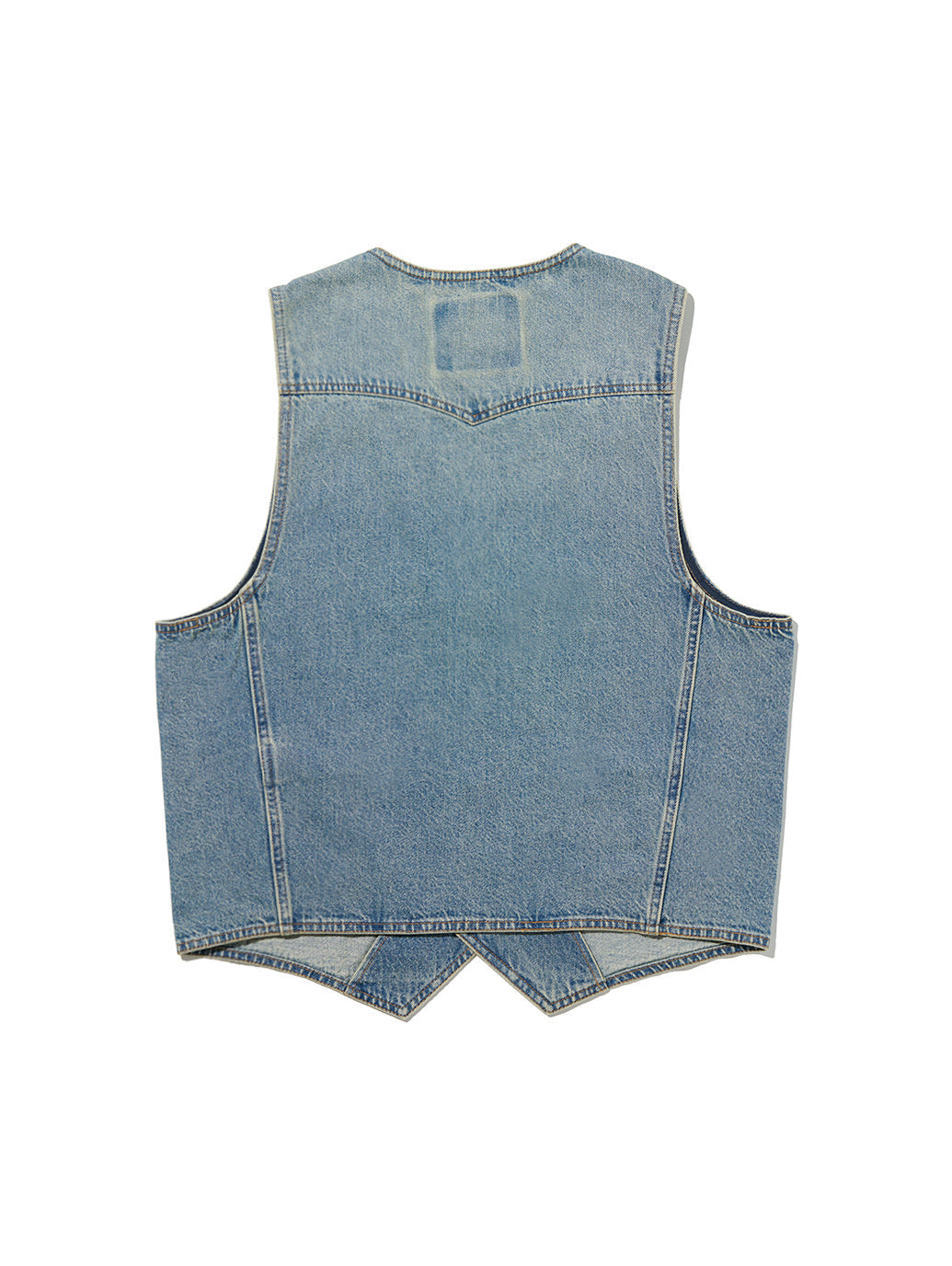 デニム ベスト ミディアムインディゴ