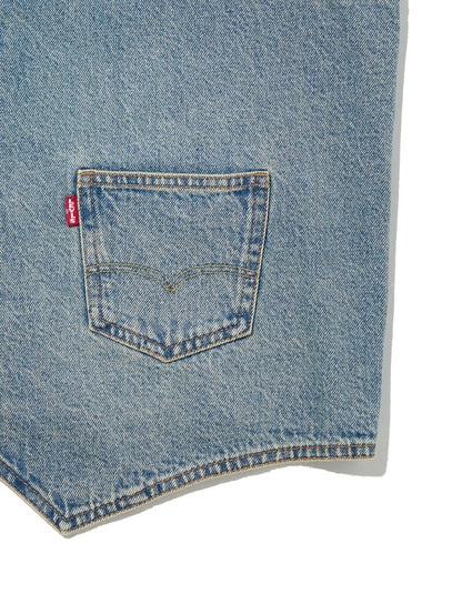 デニム ベスト ミディアムインディゴ