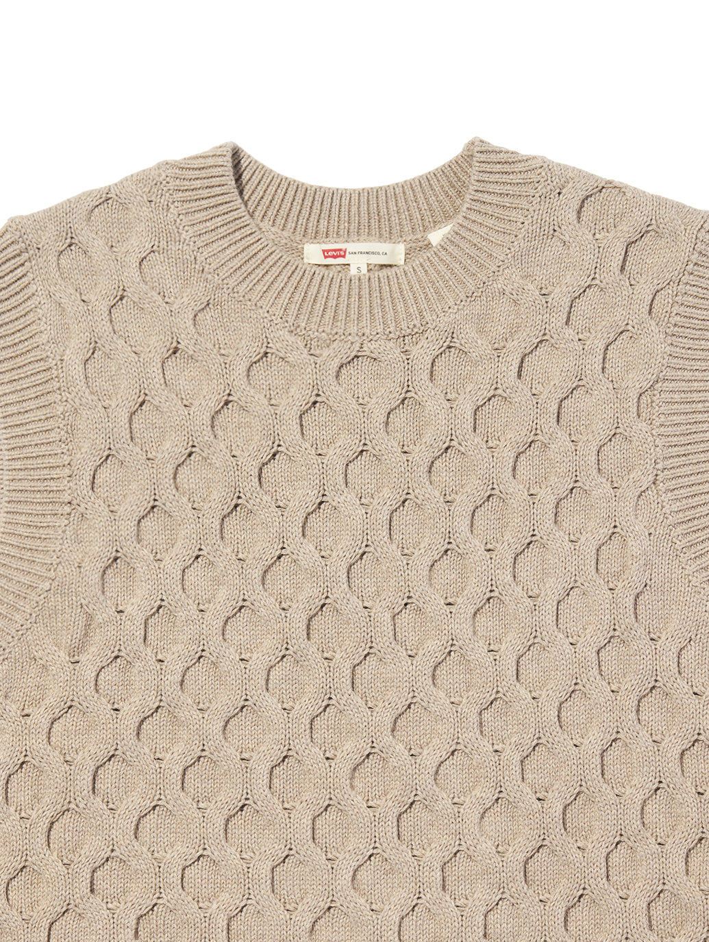 ケーブルニット ベスト