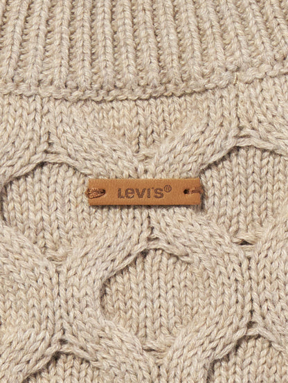 ケーブルニット ベスト