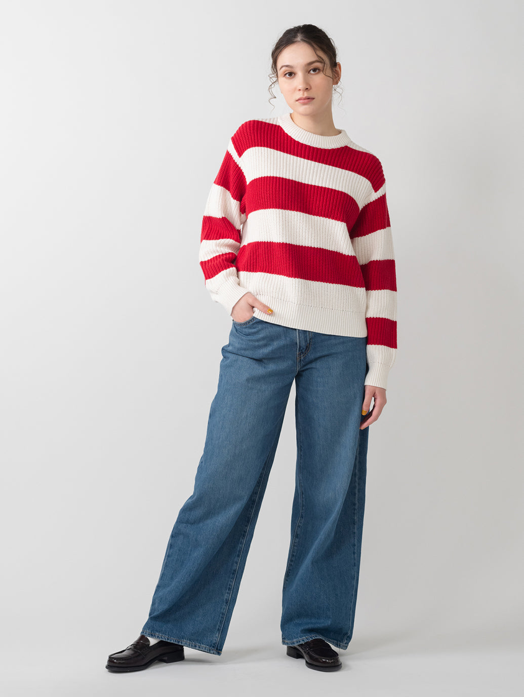 ボーダー セーター