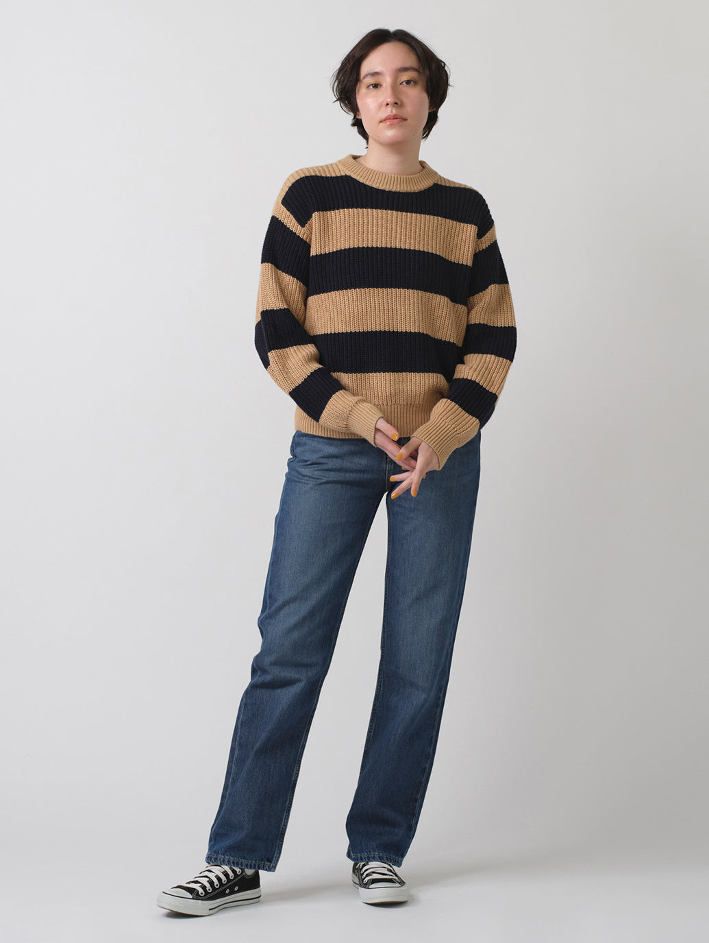 ボーダー セーター