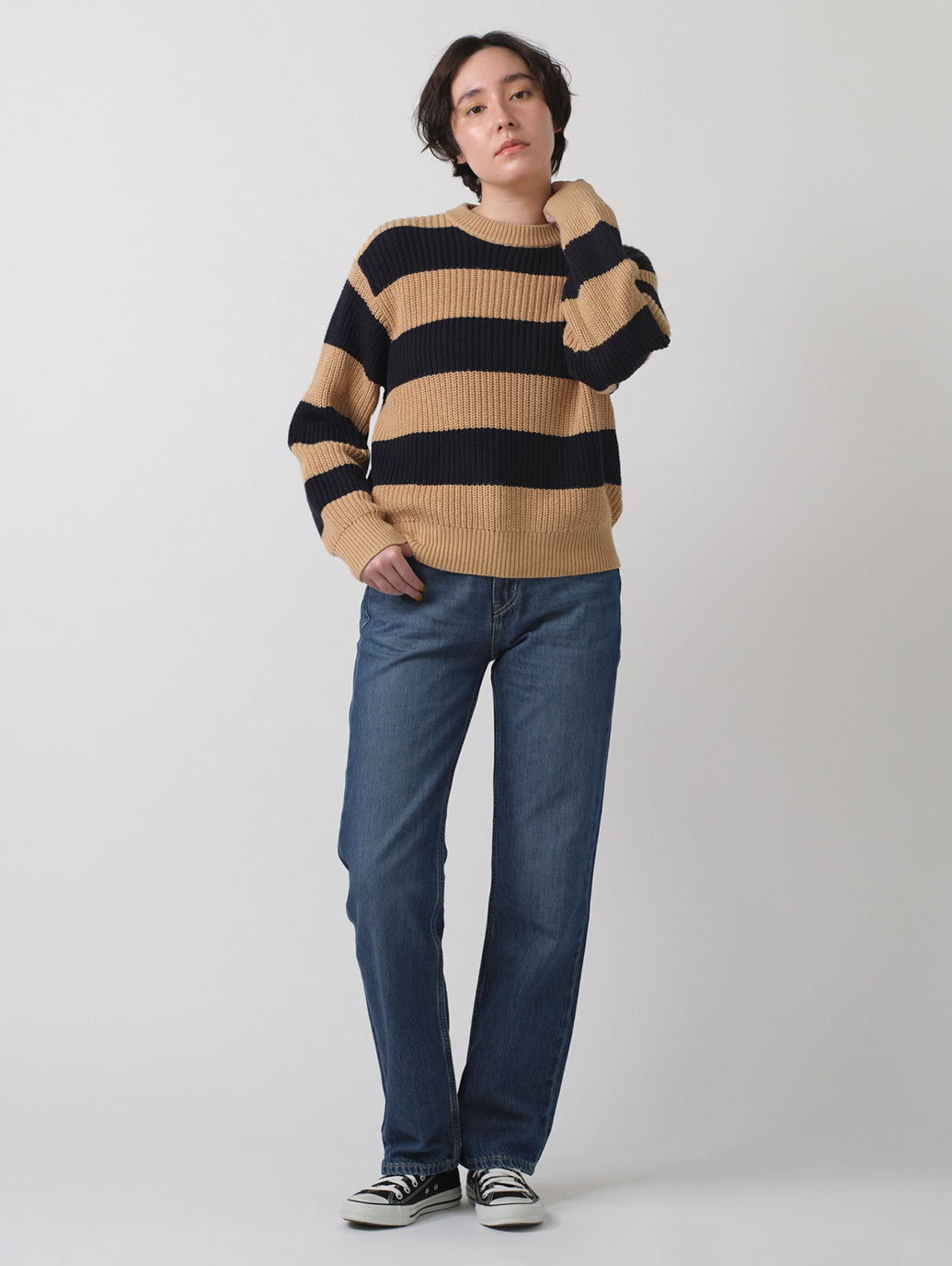 ボーダー セーター