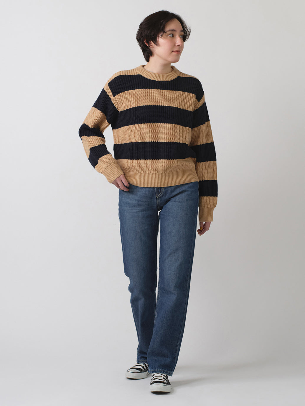 ボーダー セーター