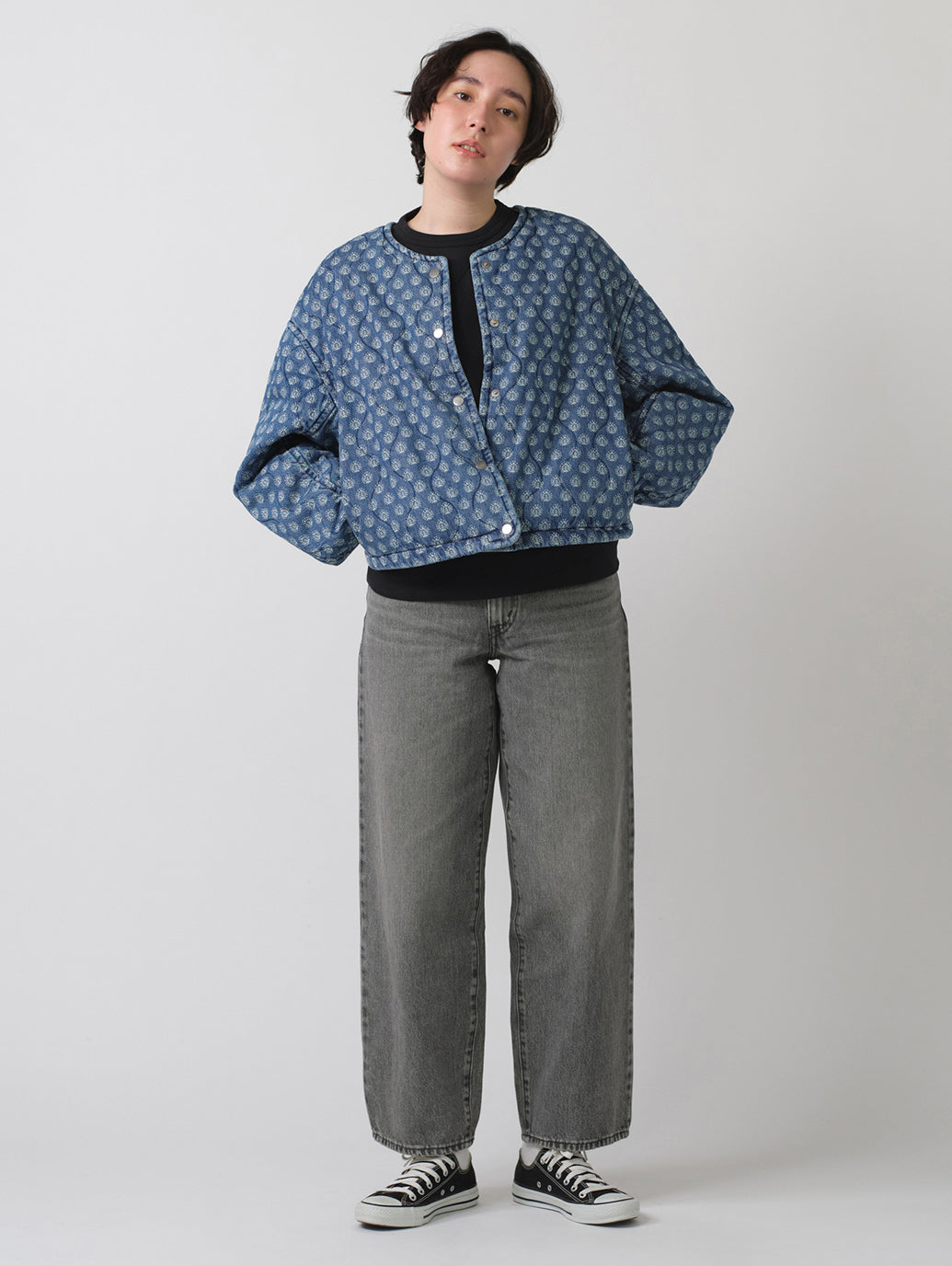 キルテッド ライナーシャツ