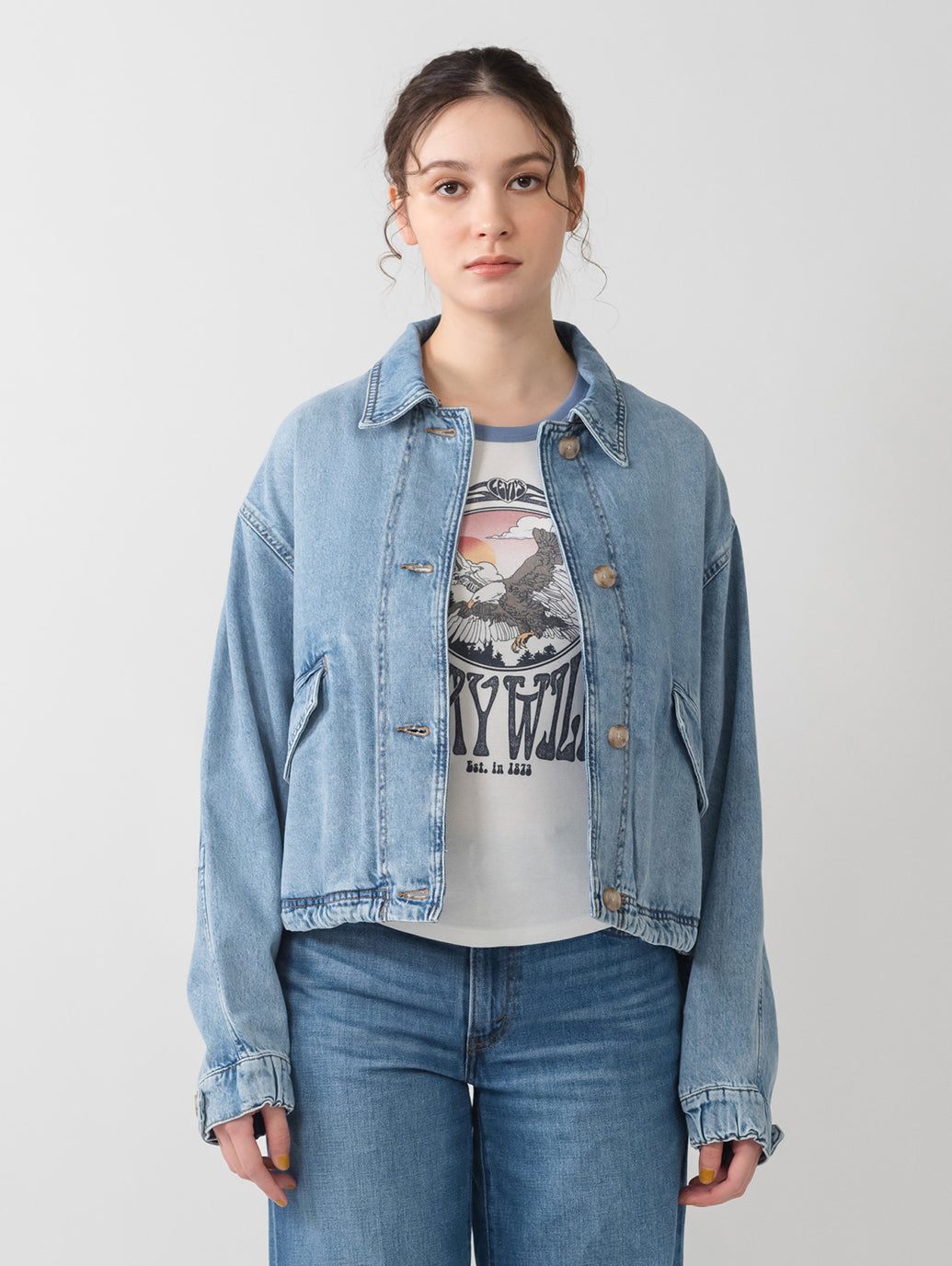 ユーティリティジャケット ライトインディゴ