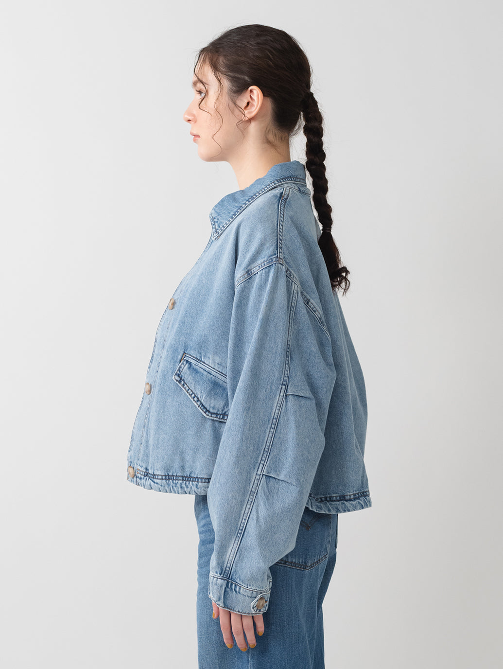 ユーティリティジャケット ライトインディゴ
