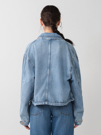 ユーティリティジャケット ライトインディゴ