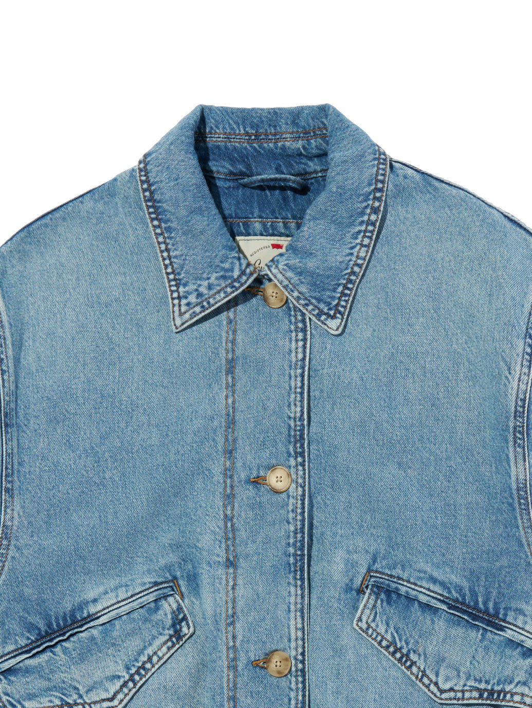 ユーティリティジャケット ライトインディゴ