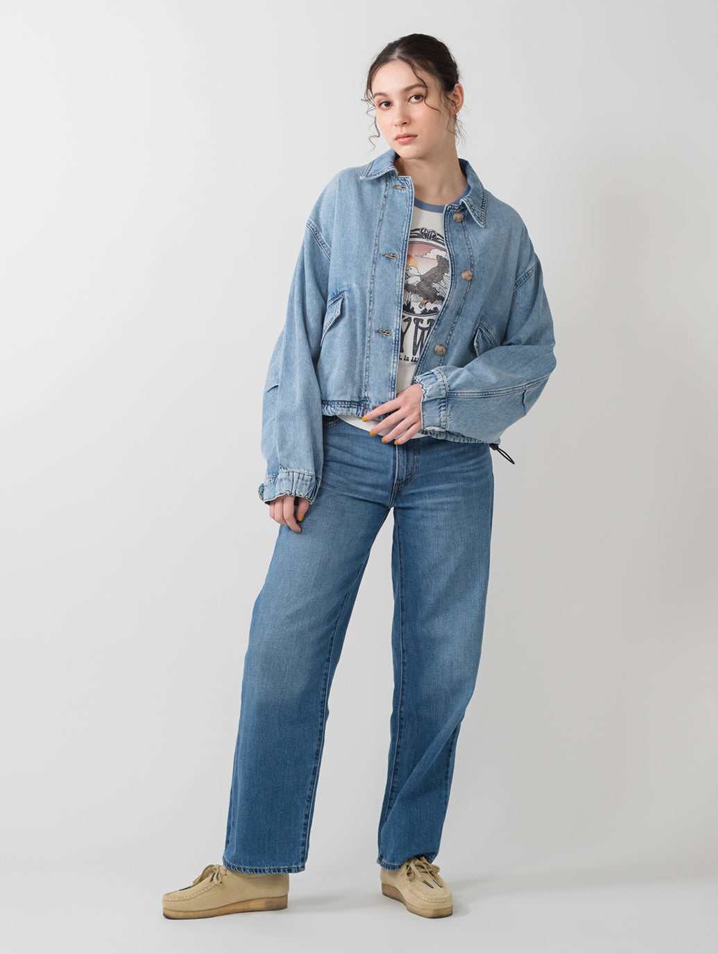 ユーティリティジャケット ライトインディゴ