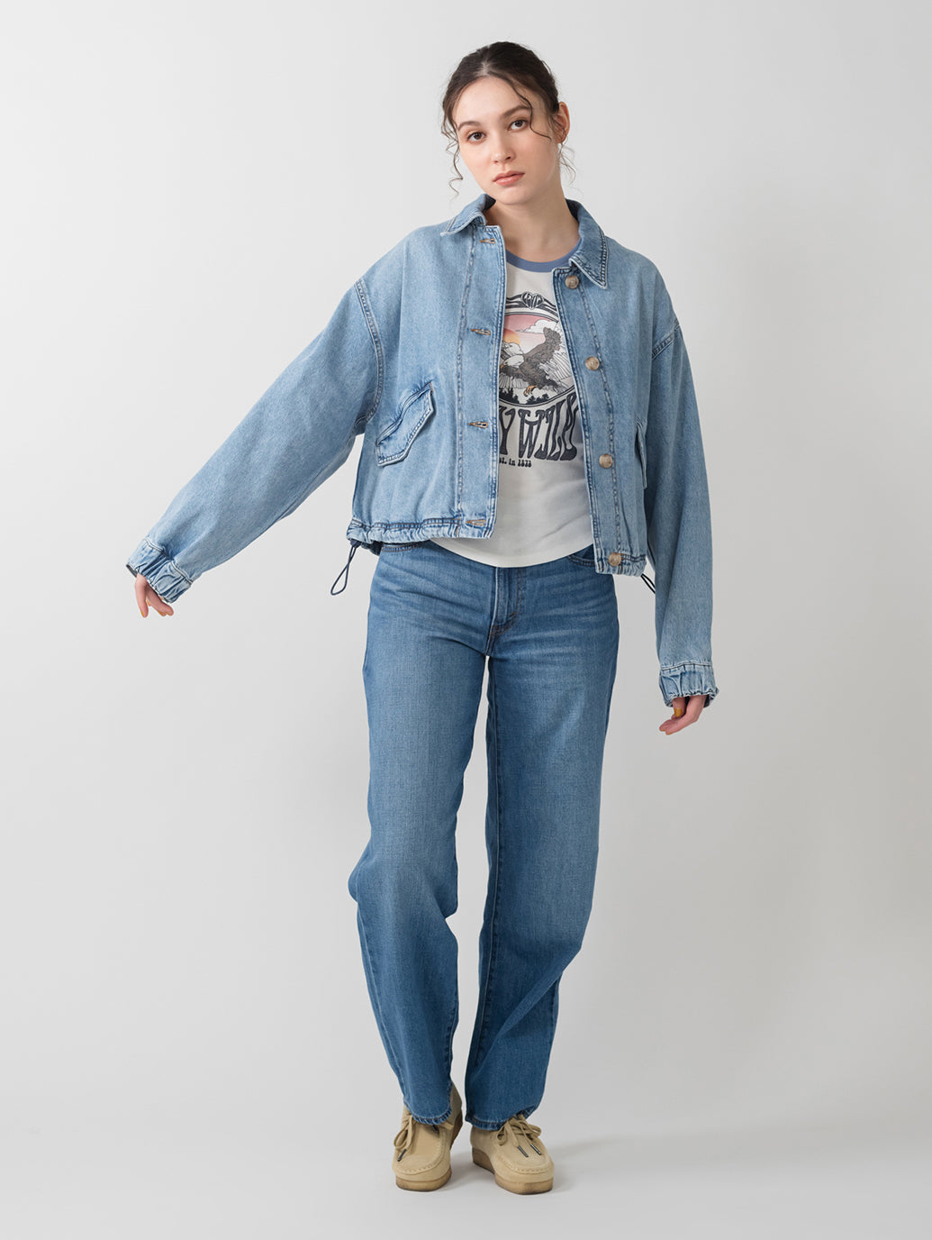 ユーティリティジャケット ライトインディゴ