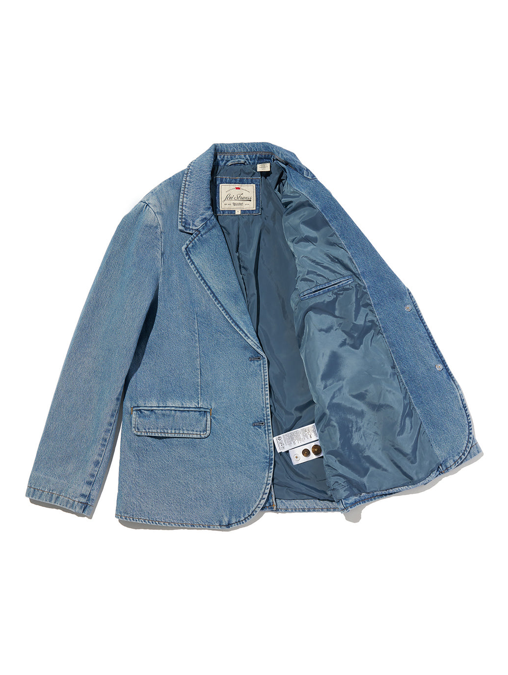 リラックスフィット ブレザー ミディアムインディゴ