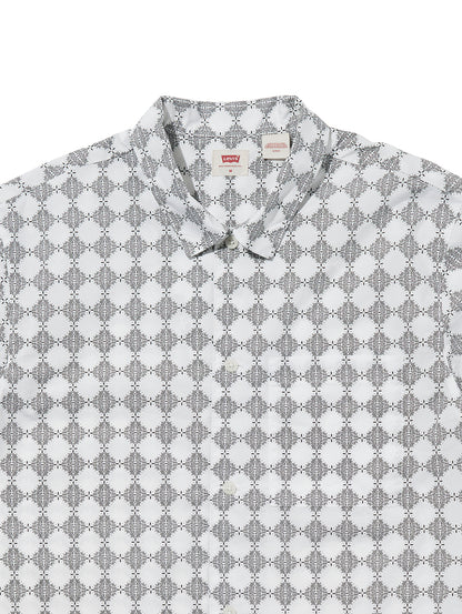 オープンカラー ボックスシャツ