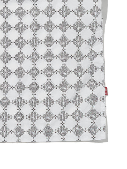 オープンカラー ボックスシャツ