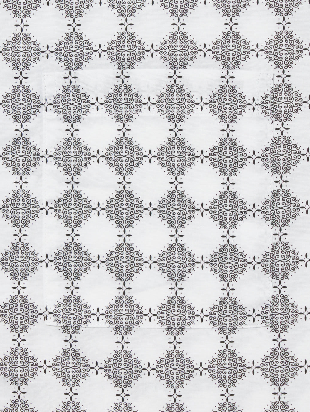 オープンカラー ボックスシャツ