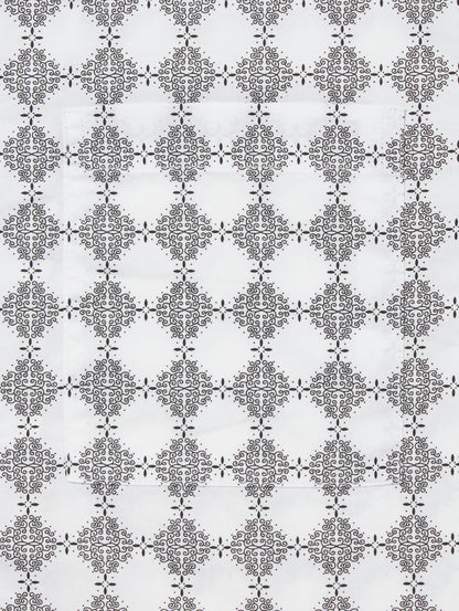 オープンカラー ボックスシャツ