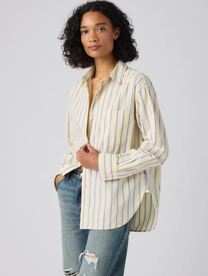 HARLIE BOYFRIEND SHIRT Costanza Stripe FRENCH VANI