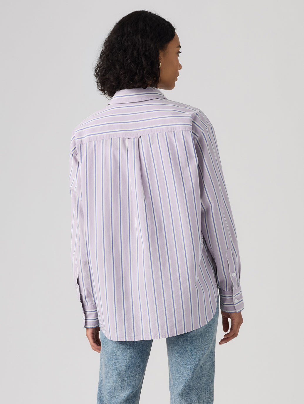 HARLIE BOYFRIEND SHIRT Costanza Stripe WISTERIA St