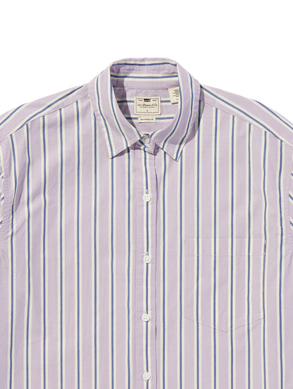 HARLIE BOYFRIEND SHIRT Costanza Stripe WISTERIA St
