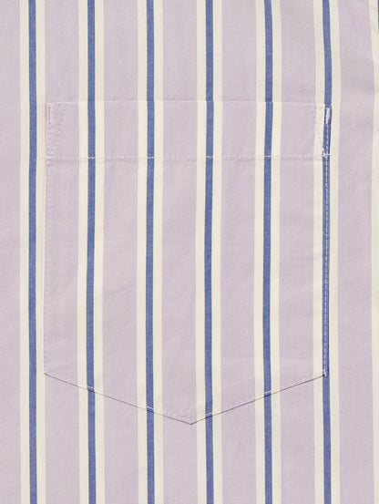 HARLIE BOYFRIEND SHIRT Costanza Stripe WISTERIA St