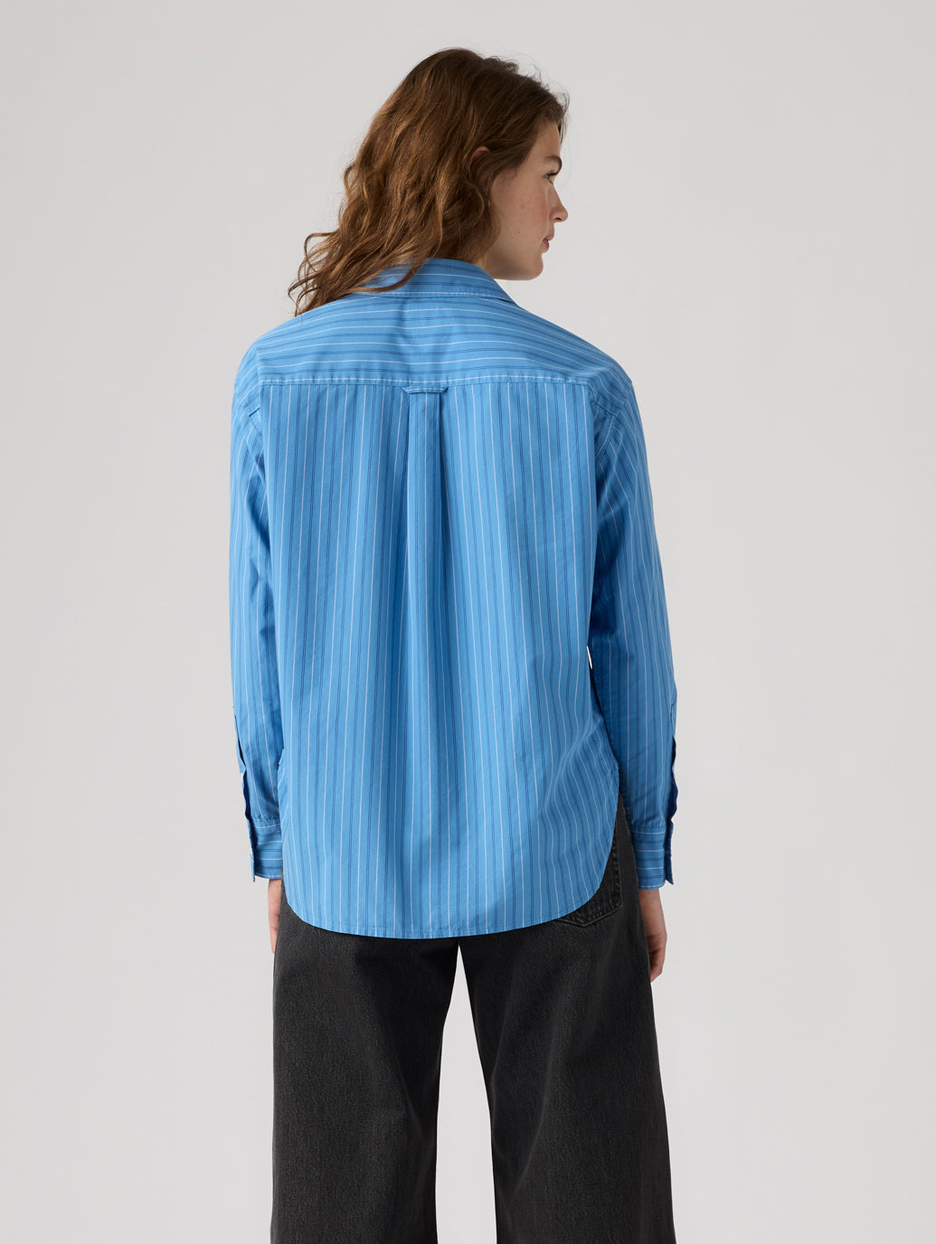 HARLIE BOYFRIEND SHIRT Telma Stripe PARISIAN BLUE