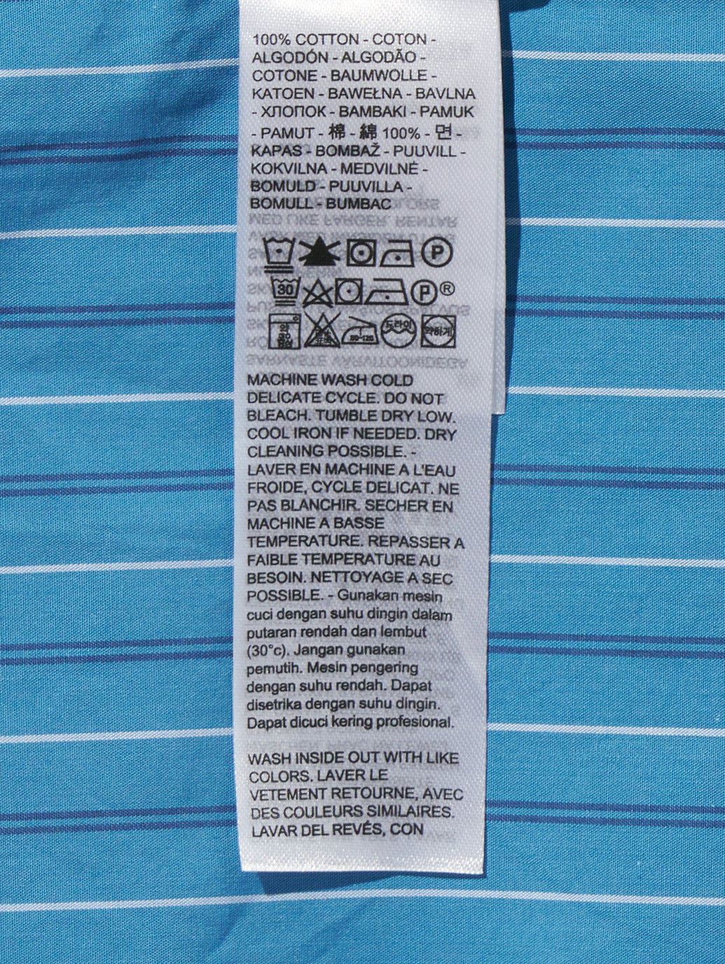 HARLIE BOYFRIEND SHIRT Telma Stripe PARISIAN BLUE