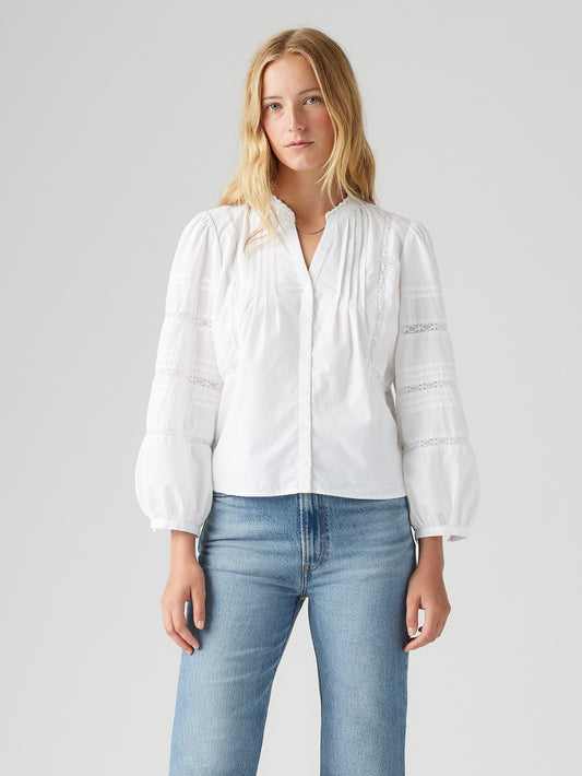 MANDY ロングスリーブ ブラウス