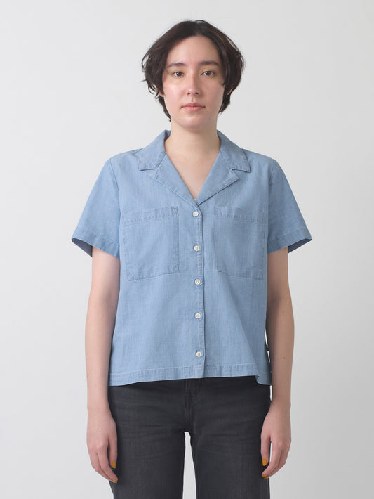 SONNY キャンプシャツ ミディアムインディゴ