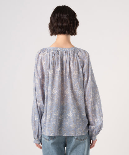 EMERIE ロングスリーブ ブラウス