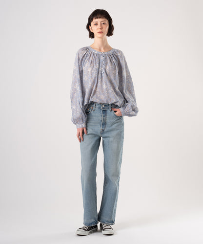 EMERIE ロングスリーブ ブラウス