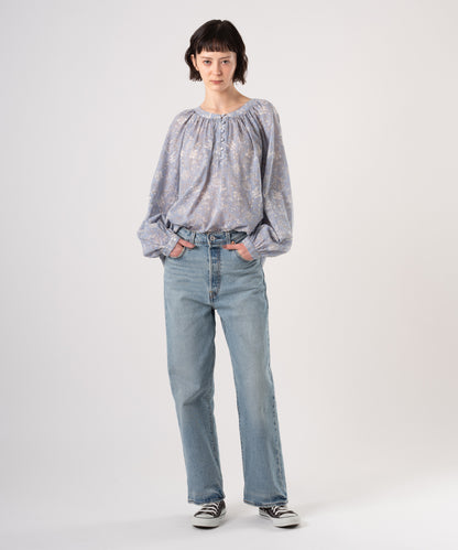 EMERIE ロングスリーブ ブラウス