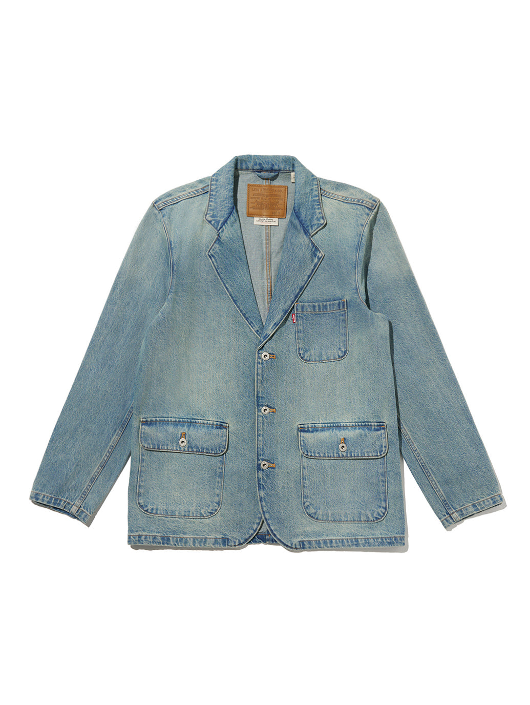 デニム ブレザー ミディアムインディゴ