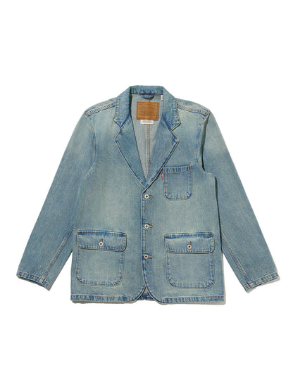 デニム ブレザー ミディアムインディゴ
