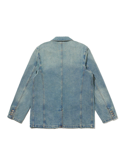 デニム ブレザー ミディアムインディゴ