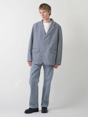 デニム ブレザー