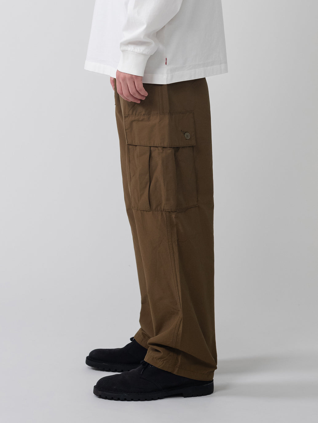パラシュートカーゴパンツ ブラウン