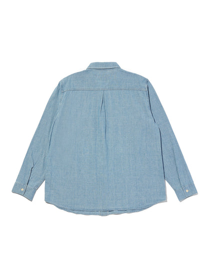BLUETAB™ シャンブレーワークシャツ 
